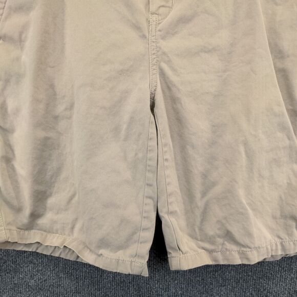 Eddie Bauer Womens Blakely Chino Shorts Tan Size 10 Slash Pockets Cotton - Picture 7 of 12